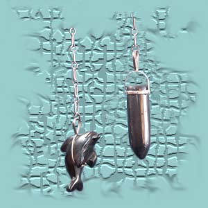 Hemitite Dolphin Pendulum